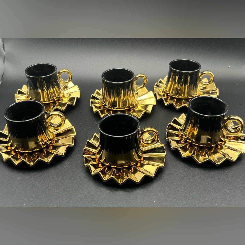Gloxzy Luxury Expresso ceramic cups and saucers 90ml